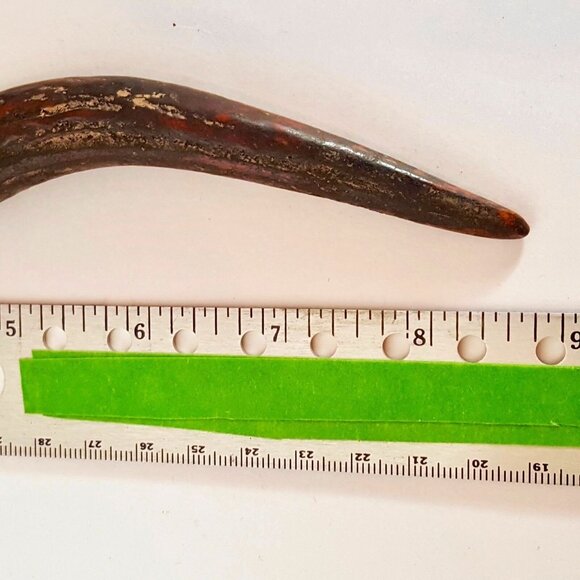 Vintage Horn Antler Handle Cheese Knife Duracut M Bernard Sheffield England - Picture 6 of 6